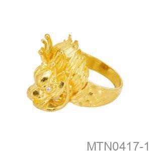 Nhẫn Nam Rồng Vàng Vàng 18K(750) - MTN0417-1