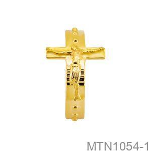 Nhẫn Nam Công Giáo Vàng Vàng 18K(750) - MTN1054-1