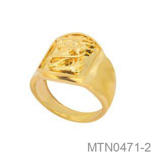 Nhẫn Nam Vàng Vàng 18K(750) - MTN0471-2