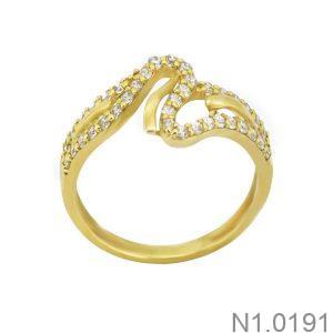Nhẫn Nữ Vàng Vàng 18K(750) - N1.0191