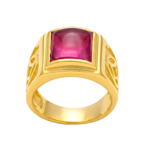 Nhẫn Nam Kim Tiền Vàng Vàng 18K - N2.0009-2