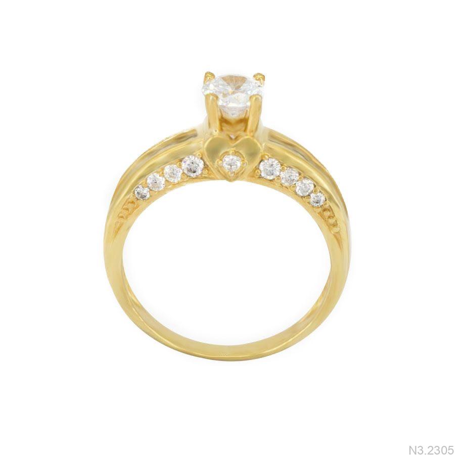 Nhẫn Nữ Vàng Vàng 18K(750) - N3.2305