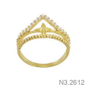 Nhẫn Nữ Vàng Vàng 18K(750) - N3.2612
