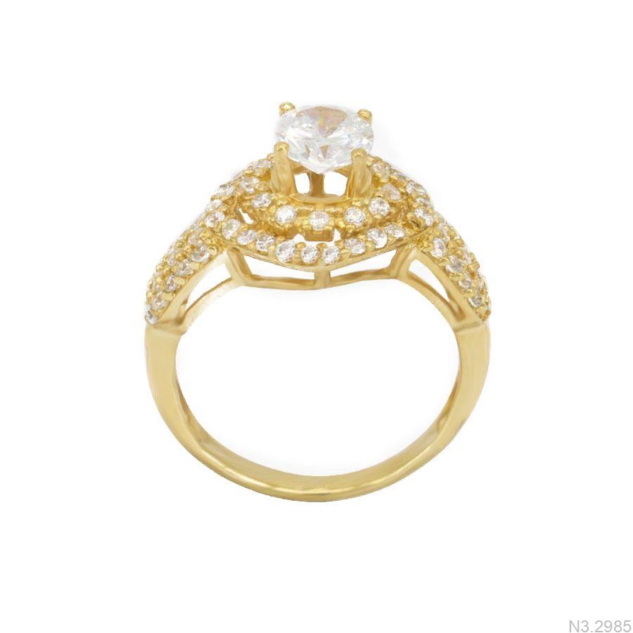 Nhẫn Nữ Vàng Vàng 18K(750) - N3.2985