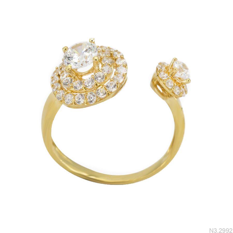 Nhẫn Nữ Vàng Vàng 18K(750) - N3.2992