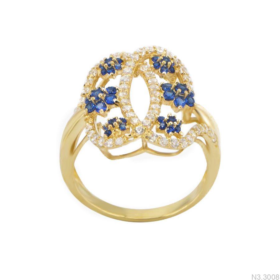 Nhẫn Nữ Vàng Vàng 18K(750) - N3.3008