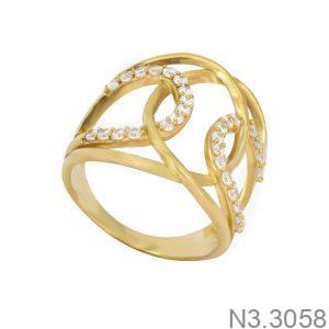 Nhẫn Nữ Vàng Vàng 18K(750) - N3.3058