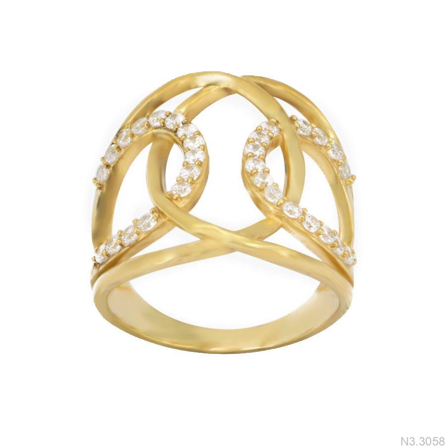 Nhẫn Nữ Vàng Vàng 18K(750) - N3.3058