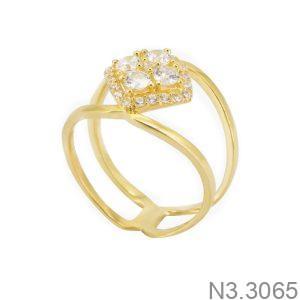Nhẫn Nữ Vàng Vàng 18K(750) - N3.3065