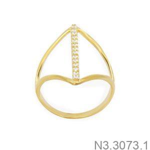 Nhẫn Nữ Vàng Vàng 18K(750) - N3.3073.1