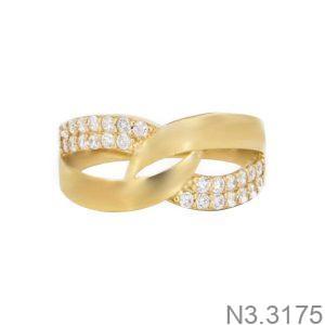Nhẫn Nữ Vàng Vàng 18K(750) - N3.3175