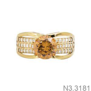 Nhẫn Nữ Vàng Vàng 18K(750) - N3.3181