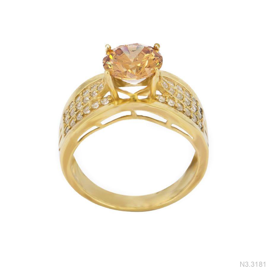 Nhẫn Nữ Vàng Vàng 18K(750) - N3.3181