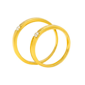 Nhẫn Cưới Vàng Vàng 680 - NC0045