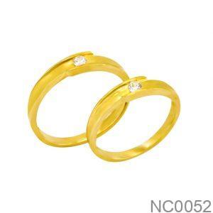 Nhẫn Cưới Vàng Vàng 610 - NC0052