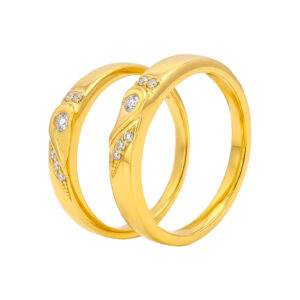 Nhẫn Cưới Vàng Vàng 610 - NC0060