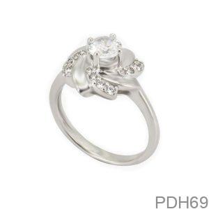 Nhẫn Nữ Vàng Trắng 18K(750) - PDH69