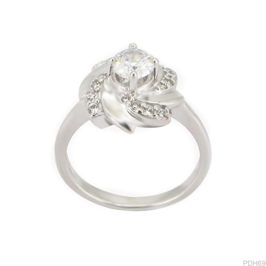 Nhẫn Nữ Vàng Trắng 18K(750) - PDH69