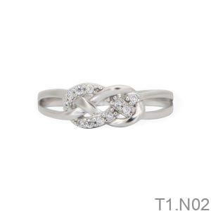 Nhẫn Nữ Vàng Trắng 10K(417) - T1.N02