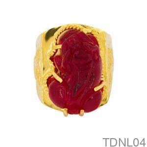 Nhẫn Nam Vàng Vàng 18K - TDNL04
