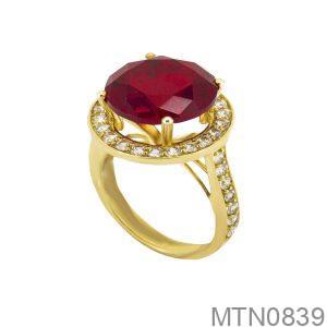 Nhẫn Nữ Vàng Vàng 18K(750) - MTN0839