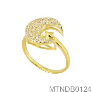 Nhẫn Nữ Vàng 18K Đính Đá CZ - MTNDB0124
