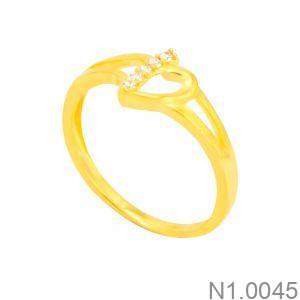 Nhẫn Nữ Vàng Vàng 18K - N1.0045