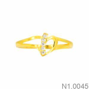 Nhẫn Nữ Vàng Vàng 18K - N1.0045