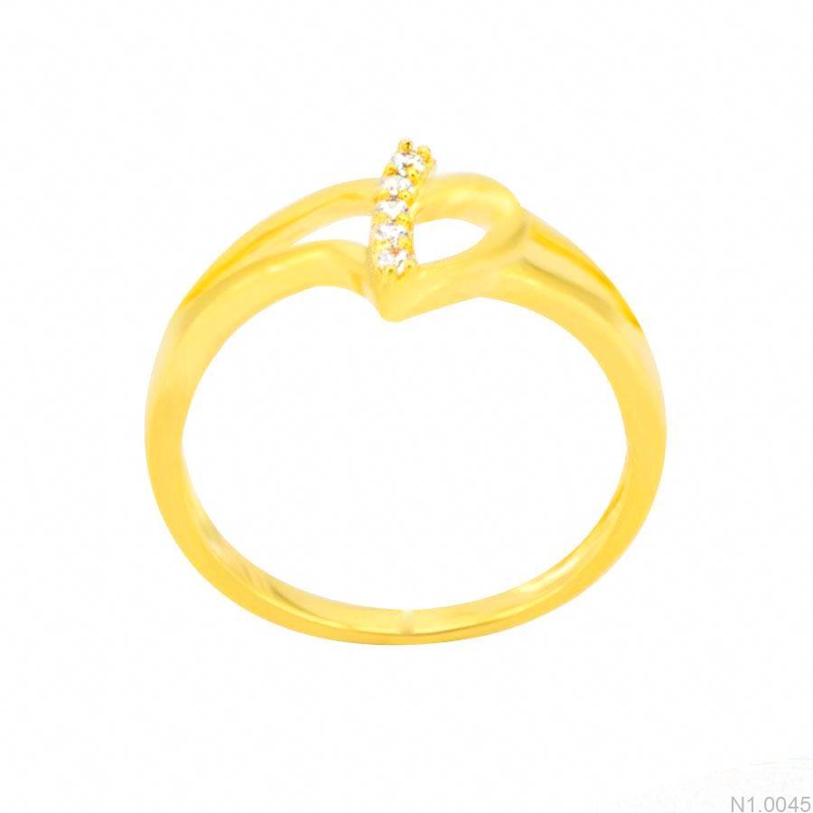 Nhẫn Nữ Vàng Vàng 18K - N1.0045