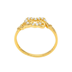 Nhẫn Nữ Trái Tim Vàng Vàng 10K - N1.0068