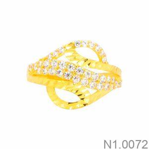 Nhẫn Nữ Vàng Vàng 18K(750) - N1.0072