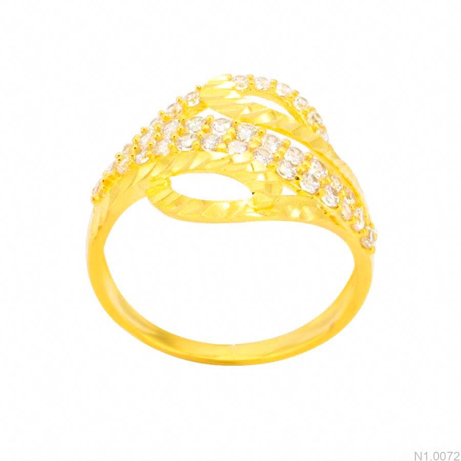 Nhẫn Nữ Vàng Vàng 18K(750) - N1.0072