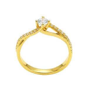 Nhẫn Cầu Hôn Vàng Vàng 18K - N1.0515