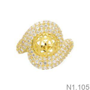 Nhẫn Nữ Vàng Vàng 18K(750) - N1.105