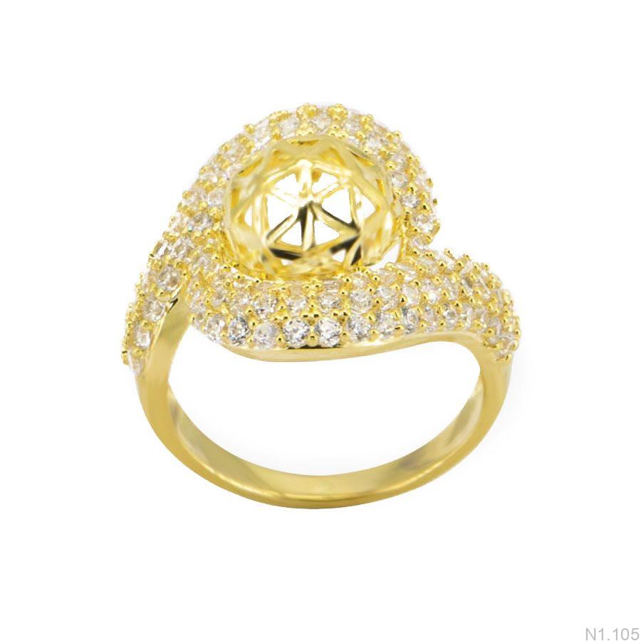 Nhẫn Nữ Vàng Vàng 18K(750) - N1.105