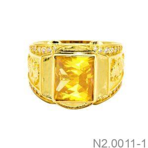 Nhẫn Nam Rồng Vàng Vàng 18K(750) - N2.0011-1