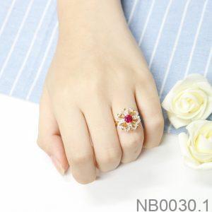 Nhẫn Nữ Vàng Vàng 18K(750) - NB0030.1