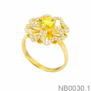 Nhẫn Nữ Vàng Vàng 18K(750) - NB0030.1