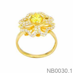 Nhẫn Nữ Vàng Vàng 18K(750) - NB0030.1