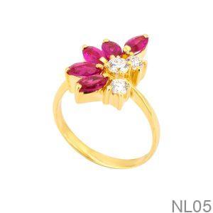 Nhẫn Nữ Vàng Vàng 18K - NL05
