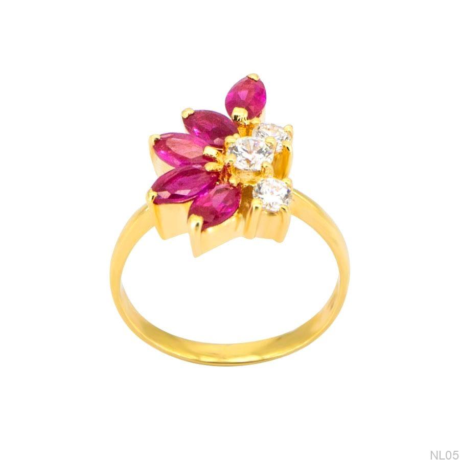 Nhẫn Nữ Vàng Vàng 18K - NL05