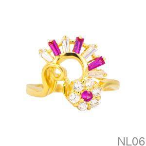 Nhẫn Nữ Vàng Vàng 18K - NL06