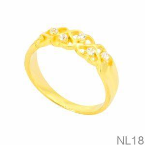 Nhẫn Nữ Trái Tim Vàng Vàng 18K(750) - NL18