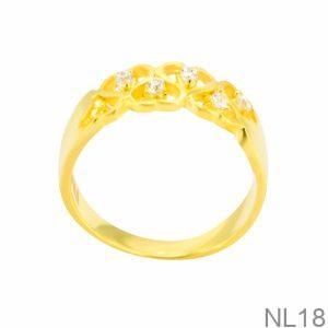 Nhẫn Nữ Trái Tim Vàng Vàng 18K(750) - NL18