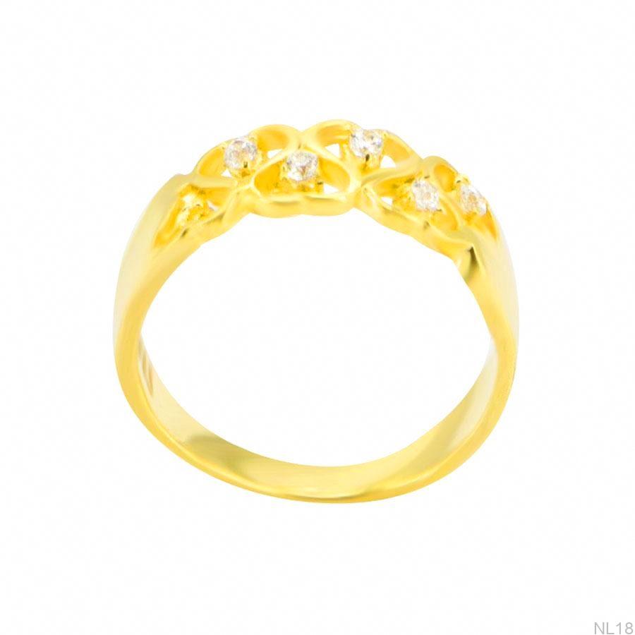 Nhẫn Nữ Trái Tim Vàng Vàng 18K(750) - NL18