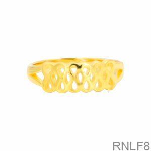 Nhẫn Nữ Vô Cực Vàng Vàng 18K(750) - RNLF8