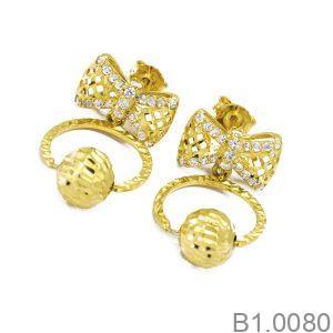Bông Tai Vàng Vàng 18K(750) - B1.0080