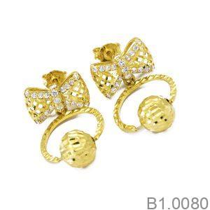 Bông Tai Vàng Vàng 18K(750) - B1.0080