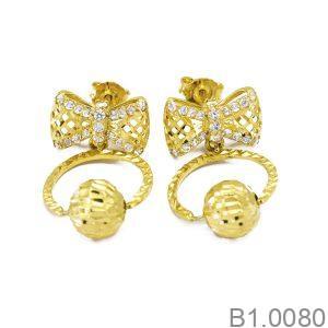 Bông Tai Vàng Vàng 18K(750) - B1.0080