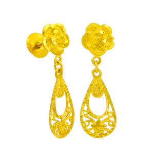 Bông Tai Cưới Vàng 24K - HBT25